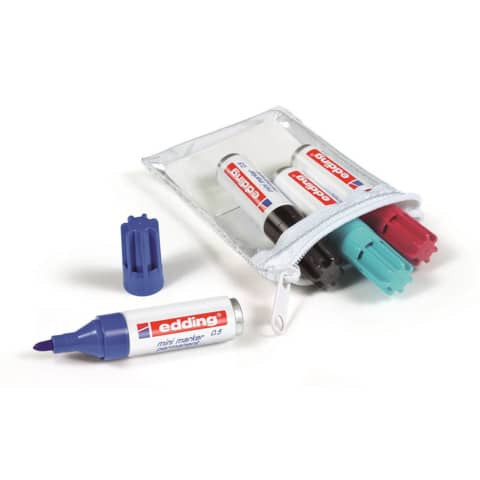 Marcatore permanente edding Retract 11 punta conica 1,5-3 mm rosso E-11 002